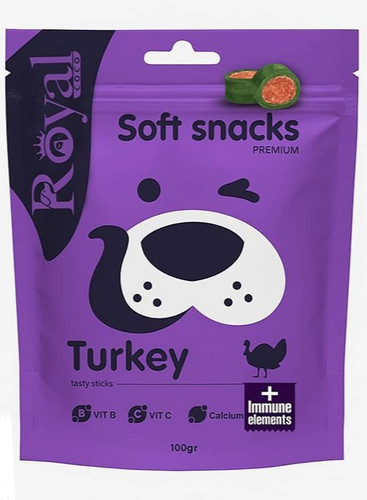 تشویقی اسنک نرم سگ با طعم بوقلمون