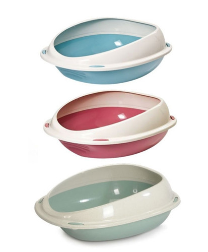 ظرف خاک گربه لبه دار مدل کویلا