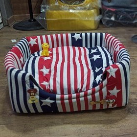 جای خواب ۳ حالته سگ و گربه طرح امریکا